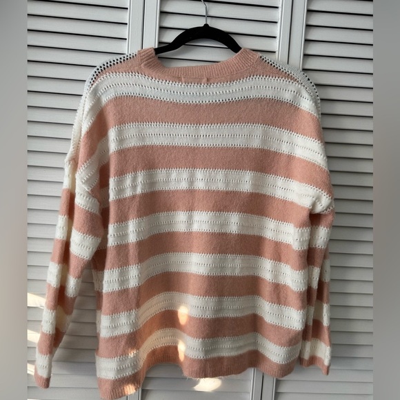 FRNCH Striped knit Sweater Size M\L - Picture 2 of 4
